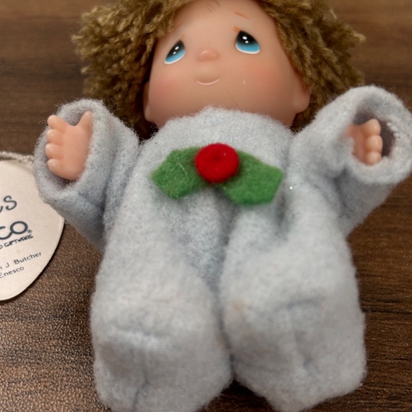 Vintage HI BABIES 1991 Precious Moments BOY DOLL Figure Toy Ornament Enesco - P - Picture 4 of 9